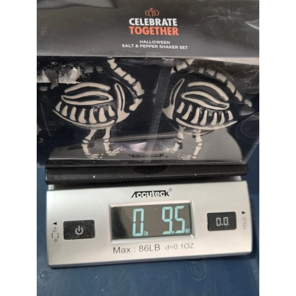 Celebrate Together Halloween Flamingo Skeleton Salt‎ & Pepper Shaker Set